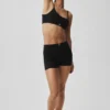 Pointelle Sweater Be Mine Hot Short - Black