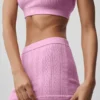 Pointelle Sweater Be Mine Hot Short - Candy Heart Pink