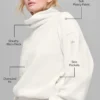 Polar Fleece Hazy Pullover - Ivory