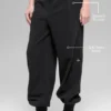 Polar Fleece High-Waist Retreat Jogger - Black