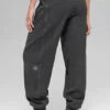 Polar Fleece High-Waist Retreat Jogger - Dark Heather Grey