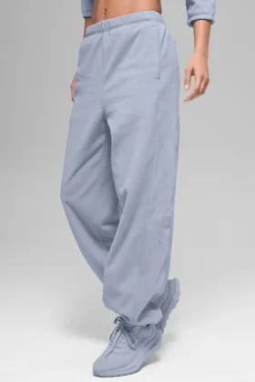 Polar Fleece High-Waist Retreat Jogger - Winter Frost