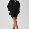 Polar Fleece Take Note Jacket - Black