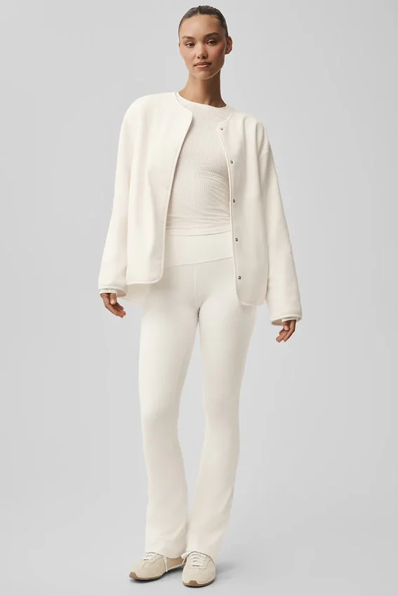 Polar Fleece Take Note Jacket - Ivory