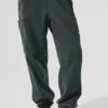 Polar Fleece Wintry Mix Pant - Charcoal Green