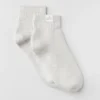 Quarter Crew Street Sock - White Heather