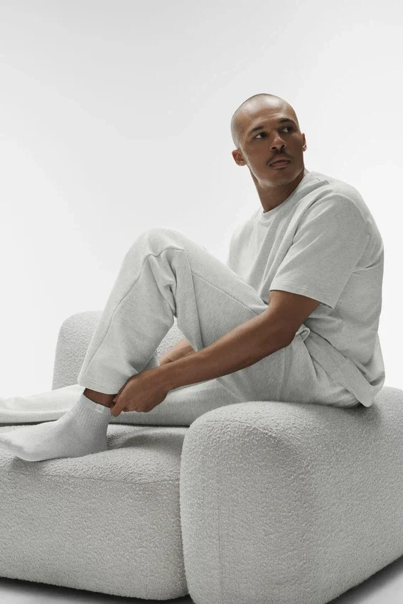 Quarter Crew Street Sock - White Heather