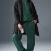 Rain or Shine Puffer Long Coat - Black