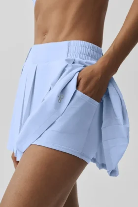 Rally Tennis Skirt – Light Provence Blue