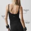 Ribbed Adore Tank - Black