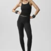 Ribbed Adore Tank - Black
