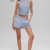 Ribbed En Pointe Tank - Winter Frost