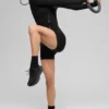Ribbed Stardust Long Sleeve - Black