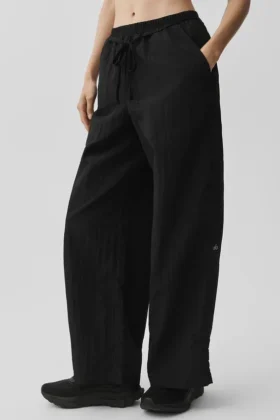 Ripstop Electric Straight Leg Pant - Black
