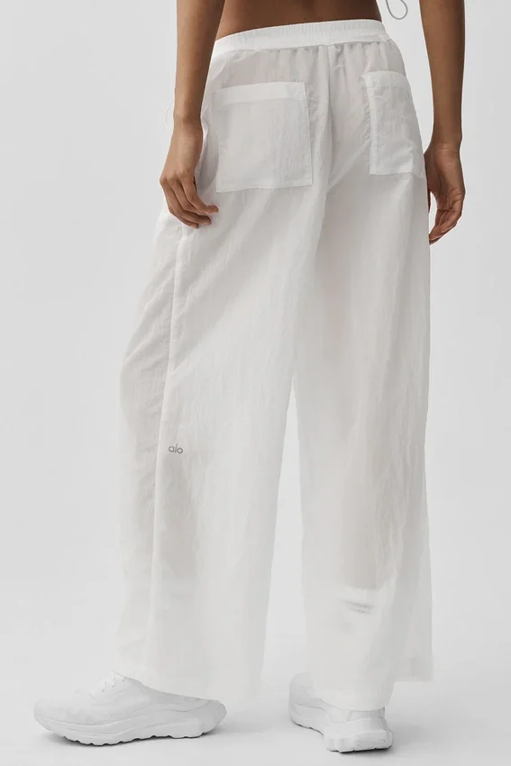 Ripstop Electric Straight Leg Pant - White