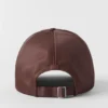 Satin Off-Duty Cap - Brownstone