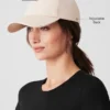 Satin Off-Duty Cap - Creme