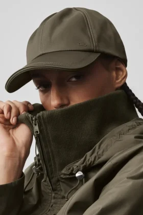 Satin Off-Duty Cap – Olive Tree