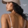 Satin Off-Duty Cap - Taupe Satin