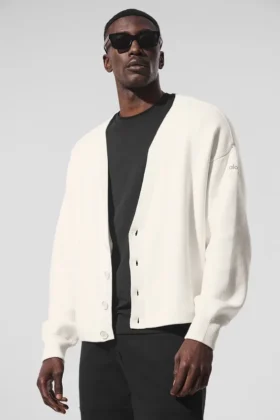 Scholar Cardigan Sweater - Ivory