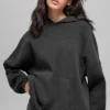 Scholar Hooded Sweater - Anthracite