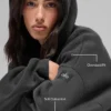 Scholar Hooded Sweater - Anthracite