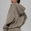 Scholar Hooded Sweater - Light Cocoa