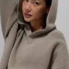 Scholar Hooded Sweater - Light Cocoa