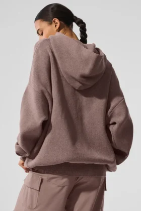 Scholar Hooded Sweater – Mushroom Heather