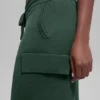 Scholar Knit High-Waist Cargo Pant - Clover Green