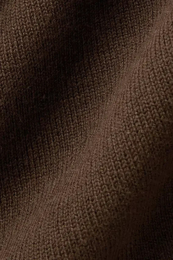 Scholar Knit High-Waist Cargo Pant - Espresso