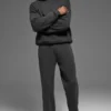 Scholar Straight Leg Sweatpant - Anthracite