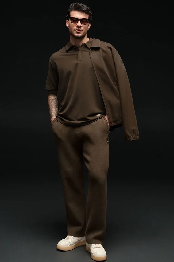 Scholar Straight Leg Sweatpant - Espresso