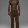 Scholar Straight Leg Sweatpant - Espresso