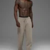 Scholar Straight Leg Sweatpant - Light Cocoa
