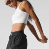Seamless Delight High Neck Bra - White