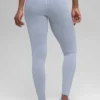 Seamless High-Waist Two Tone Rib Legging - Winter Frost Heather
