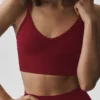 Seamless Modal Ribbed Delight Bralette - Summer Romance Red