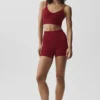 Seamless Modal Ribbed Delight Bralette - Summer Romance Red