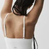 Seamless Modal Ribbed Delight Bralette - White