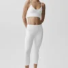 Seamless Modal Ribbed Delight Bralette - White