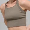 Seamless Ribbed Favorite Bra Tank - Light Cocoa