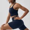 Seamless Ribbed Favorite Bra Tank - Navy