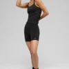 Seamless Ribbed Favorite Full Length Bra Tank - Black