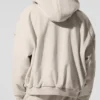Select Hooded Bomber Jacket - Bone