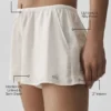 Semi-Sheer Golden Hour Mid-Rise Short - Ivory