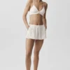 Semi-Sheer Golden Hour Mid-Rise Short - Ivory