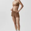 Semi-Sheer Golden Hour Mid-Rise Short - Sun Kissed Brown