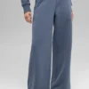 Serenity Wide Leg Sweatpant - Bluestone
