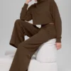 Serenity Wide Leg Sweatpant - Espresso